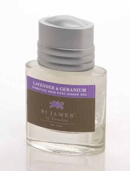 Akce St James of London Lavender & Geranium, gel po holení 100 ml