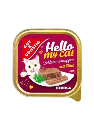Gut & Günstig paštika pro kočky 100 g s hovězím masem Originální