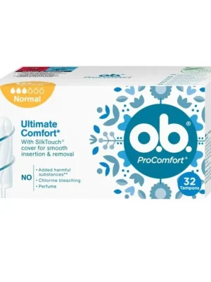 Nejprodávanější O.B. tampony 32 ks ProComfort Normal