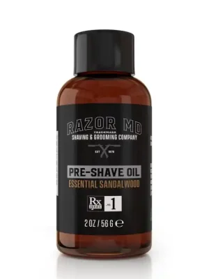 Razor MD Essential Sandalwood olej před holením 56 g Poslední Šance