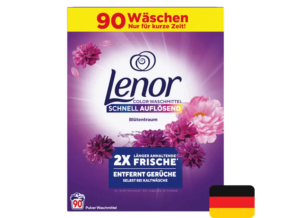 Lenor prací prášek 90 dávek Color Blütentraum 4,95 kg Ihned K Objednání