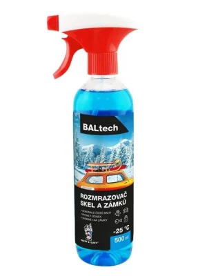 BALtech rozmrazovač skel a zámků 500 ml Oblíbený