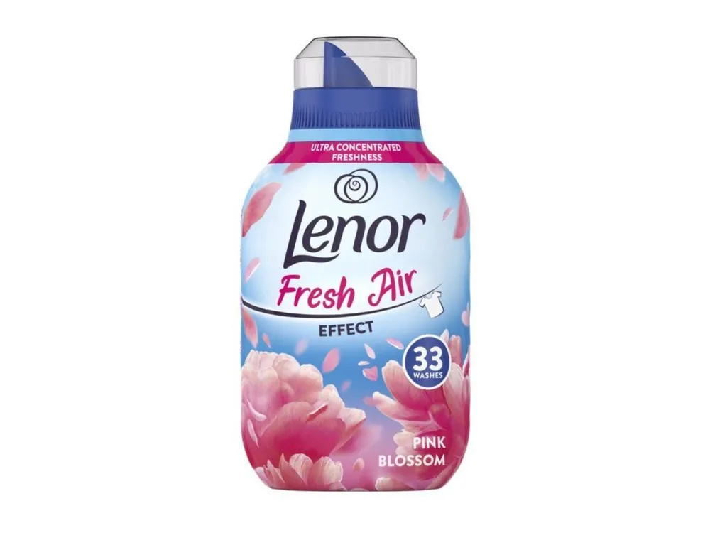 Lenor aviváž 33 pracích dávek Fresh Air Pink Blossom 462 ml Cenová Bomba