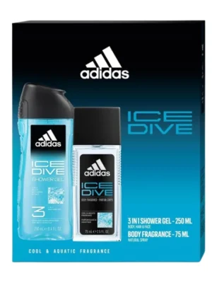 Sleva Adidas dárková sada Ice Dive (DNS 75 ml + sprchový gel 250 ml)