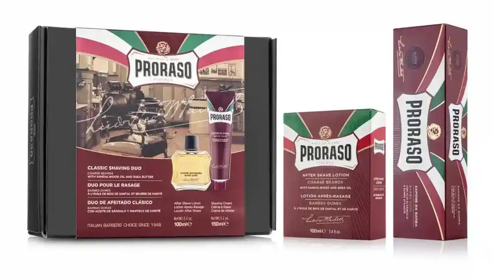 Proraso Duo Red sada na holení Nejlepší Cena