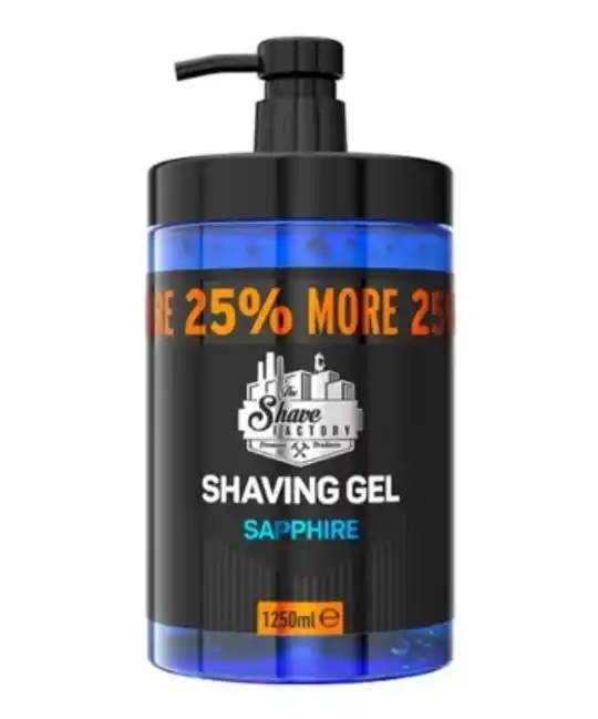 Shave Factory Sapphire gel na holení 1250 ml Finální Výprodej
