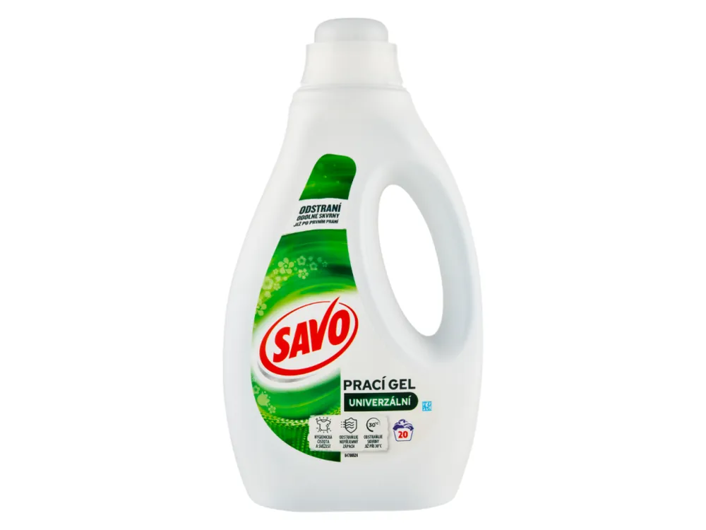 Savo gel 20 pracích dávek Universal 1 l Nejlepší Cena