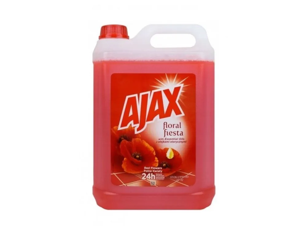 Pouze Dnes Ajax na podlahy 5 l Floral Fiesta - Red Flowers