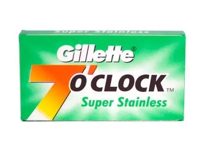 Vrácení Zdarma Gillette 7 Oclock Super Stainless žiletky