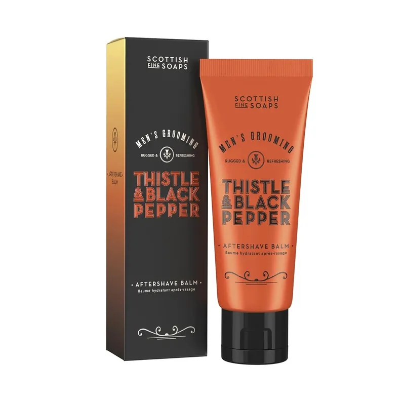 Scottish Fine Soaps Thistle and Black Pepper balzám po holení 75 ml Akce