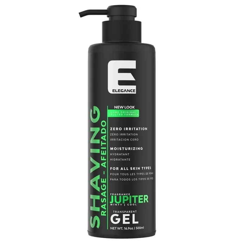 Cenová Bomba Elegance Jupiter transparentní gel na holení 500 ml