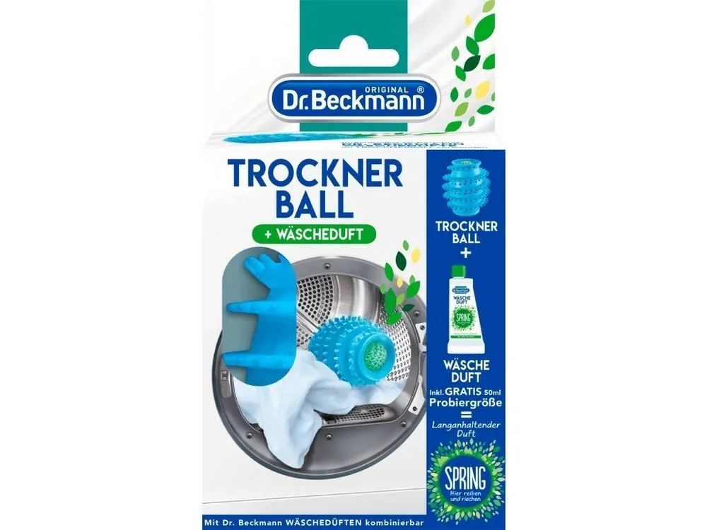 Doprava Zdarma Dr. Beckmann speciální míček do sušičky + vůně do sušičky Spring 50 ml