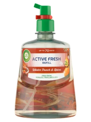 Cenově Výhodný Air Wick Active Fresh náplň 228 ml Winter Punch & Spices