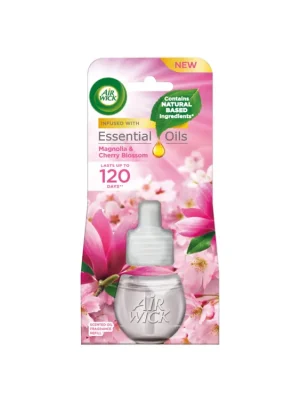 Air Wick Electric náplň 19 ml Essential Oils vůně Magnolie a květy třešní Značkový