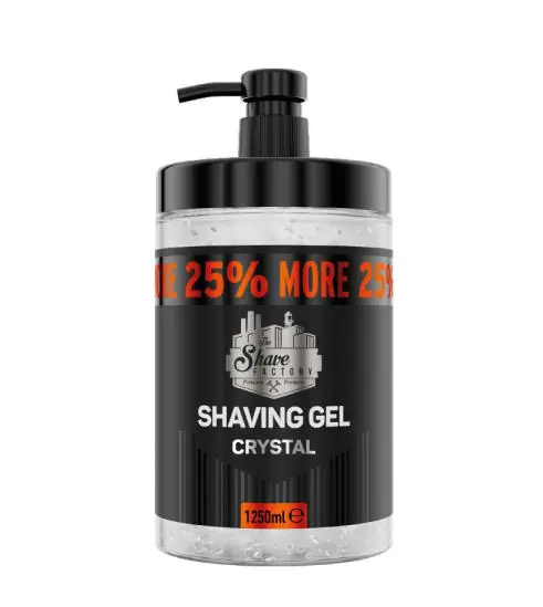Zlevněný Shave Factory Crystal gel na holení 1250 ml