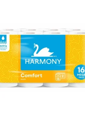 Harmony toaletní papír 16 rolí (2 vrstvý) Comfort White Ověřený