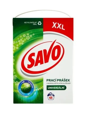 Objednat Nyní Savo prací prášek 65 dávek Univerzální 4,55 kg