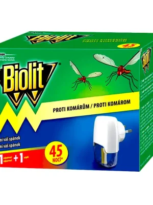 Akční Cena Biolit elektrický odpařovač proti komárům + 1 náplň 27 ml (45 nocí)