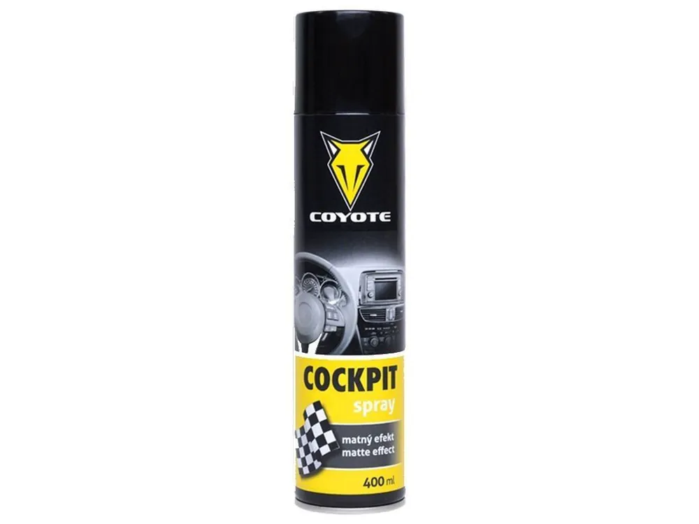 Coyote Cockpit čistící spray pro interiér aut 400 ml Matný efekt Levný