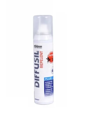 Diffusil repelent 100 ml Plus spray (EXP 2/26) Výprodej