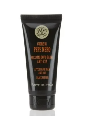 Erbario Toscano Černý pepř balzám po holení 100 ml Ověřený
