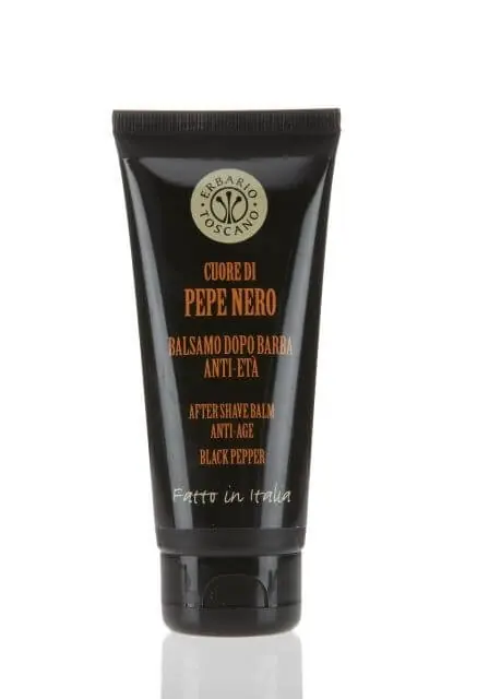 Erbario Toscano Černý pepř balzám po holení 100 ml Ověřený
