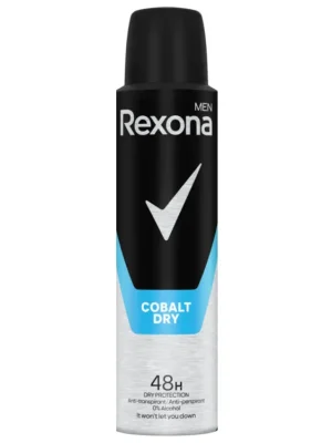 Rexona Men antiperspirant sprej 150 ml Cobalt Dry Přímo Od Výrobce