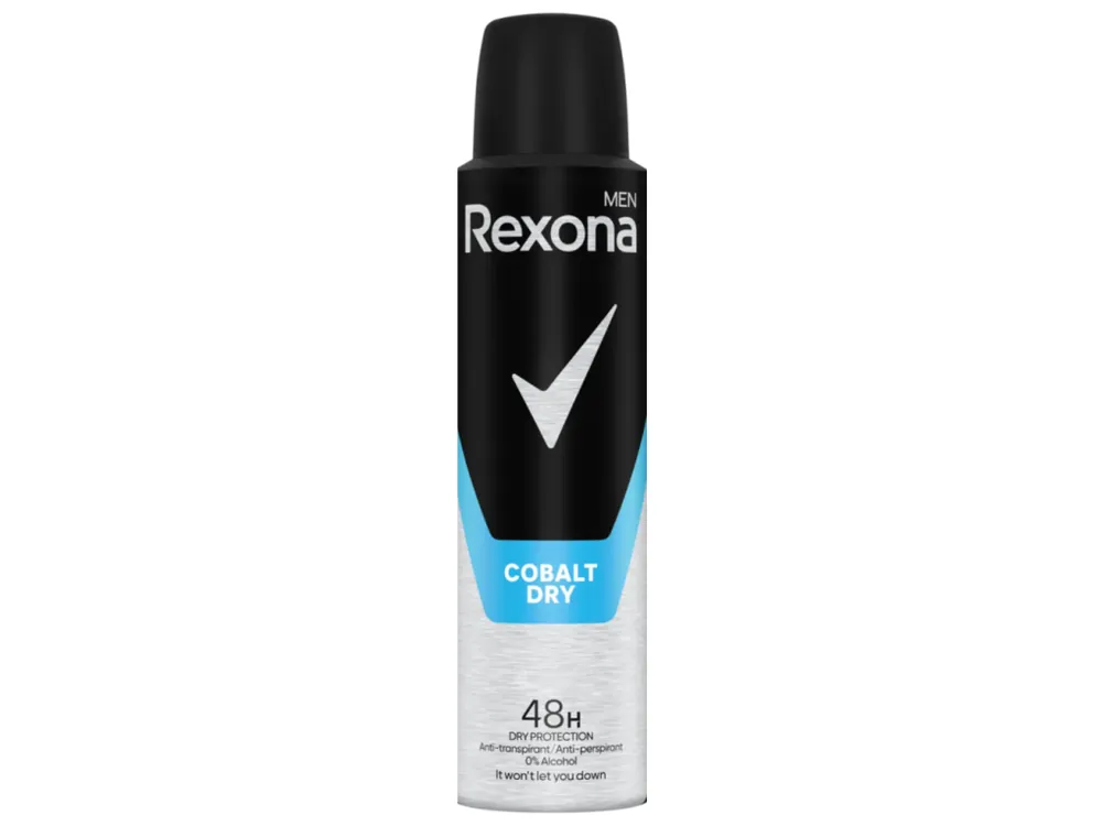 Rexona Men antiperspirant sprej 150 ml Cobalt Dry Přímo Od Výrobce