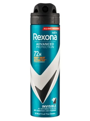 Rexona Men antiperspirant sprej 150 ml Advanced Protection Invisible Nejlepší Cena
