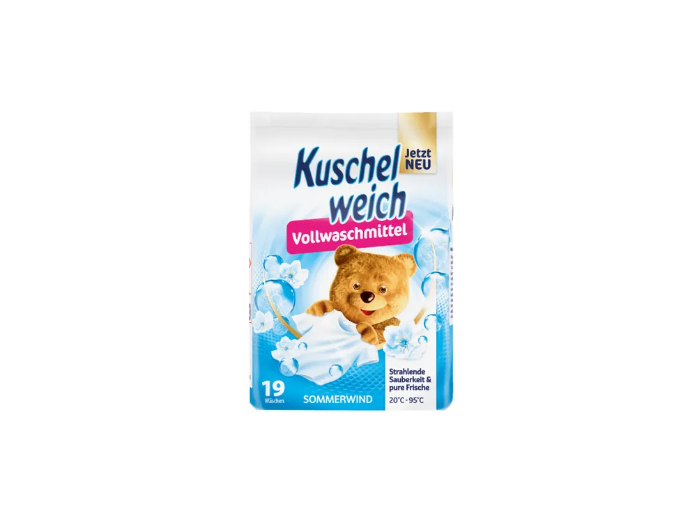 Kuschelweich prací prášek 19 dávek Universal Sommerwind 1,216 kg Novinka