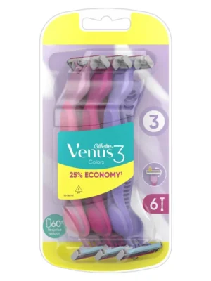 Poslední Šance Gillette Simply Venus 3 Colors 6 ks