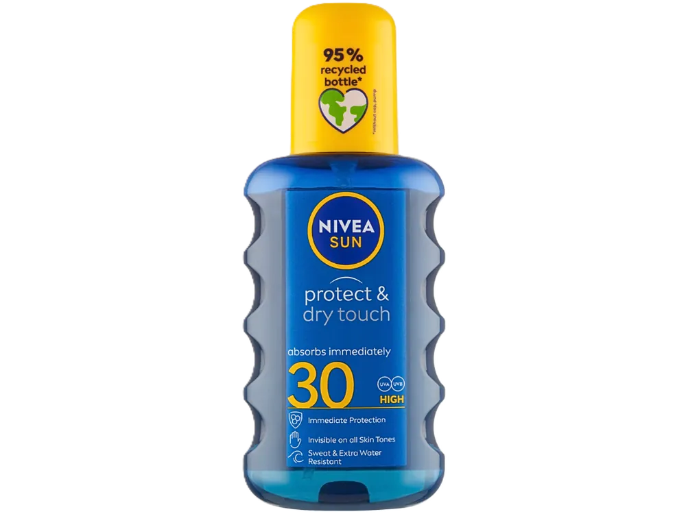 Nivea Sun Protect & Dry Touch sprej na opalování SPF 30 200 ml Rychlé Dodání