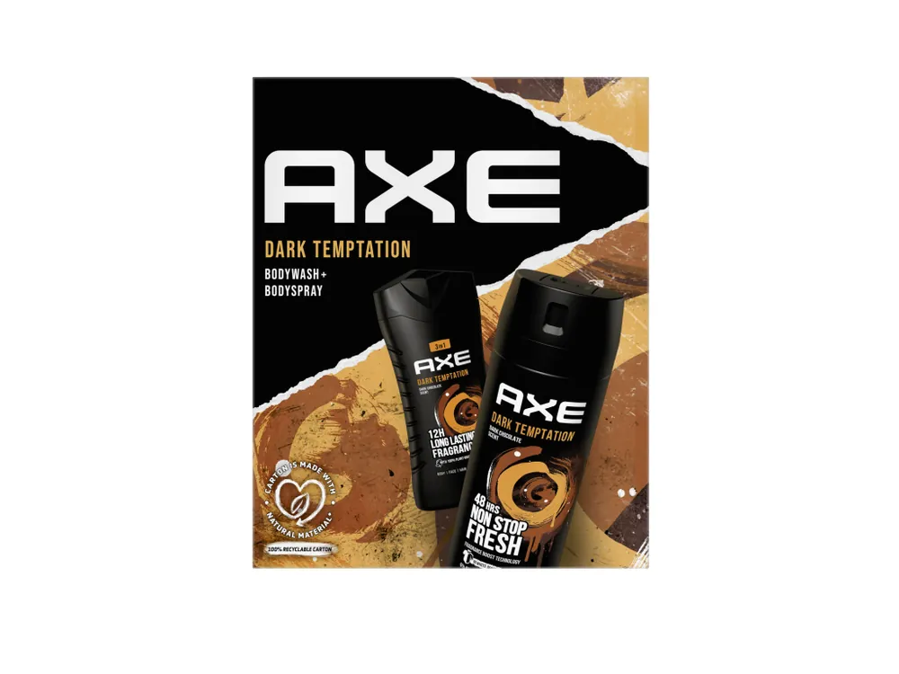 Axe dárková sada Dark Temptation (sprchový gel 250 ml + deodorant 150 ml) Kup Teď
