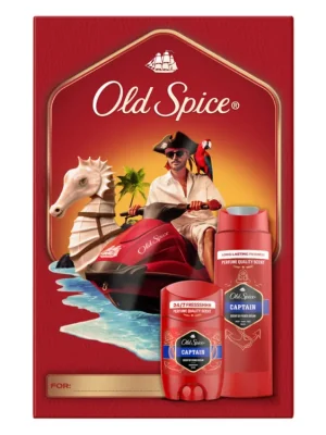 Old Spice dárková sada Captain (sprchový gel 250 ml + deostick 50 ml) Autentický
