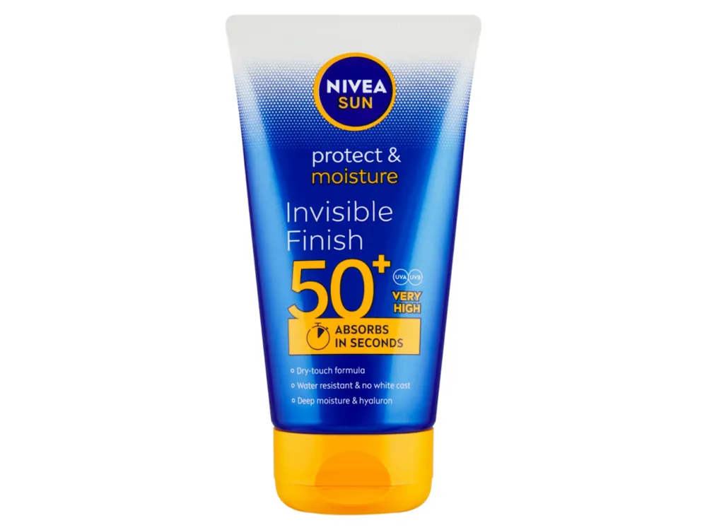 Nivea Sun Invisible Finish opalovací mléko SPF 50+ 150 ml Rychlé Dodání