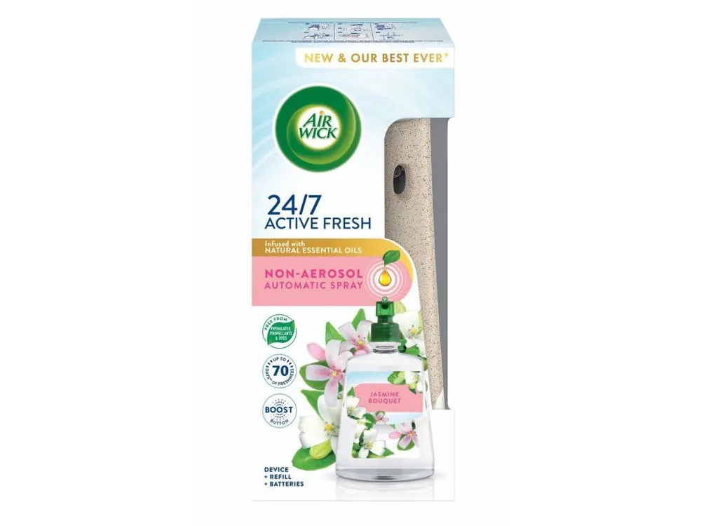 Hit Sezóny Air Wick Active Fresh strojek s náplní 228 ml Jasmine Bouquet
