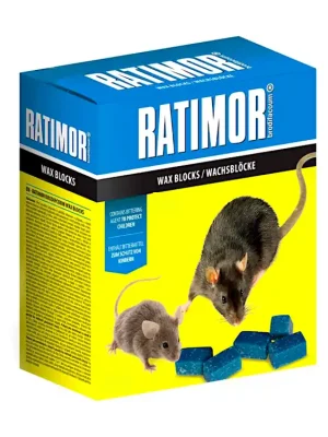 Ratimor brodifacoum Měkká návnada na hlodavce 150 g (EXP 9/25) Novinka