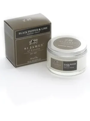 St James of London Black Pepper & Lime, krém na holení 150 ml Vrácení Zdarma
