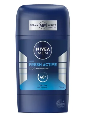 Nivea Men deodorant stick 50 ml Fresh Active Nová Kolekce