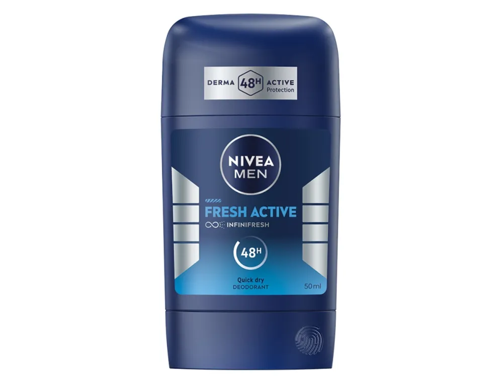 Nivea Men deodorant stick 50 ml Fresh Active Nová Kolekce
