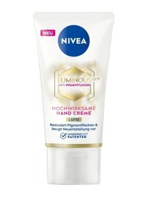 Zlevněný Nivea krém na ruce 50 ml proti pigmentovým skvrnám Luminous 630°