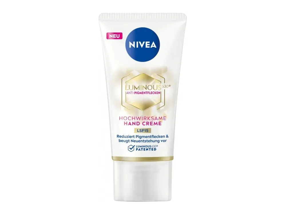 Zlevněný Nivea krém na ruce 50 ml proti pigmentovým skvrnám Luminous 630°