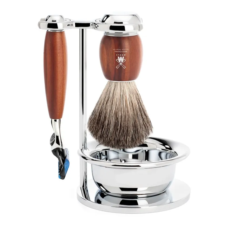 Mühle Vivo Plumwood Pure Badger Fusion 4-dílná Sleva