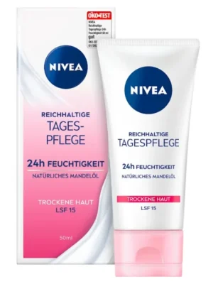 Nízká Cena Nivea denní krém 50 ml Výživný SPF 15Suchá pleť