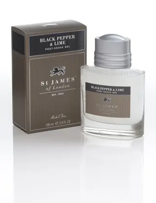 St James of London Black Pepper & Lime, gel po holení 100 ml Víkendová Akce