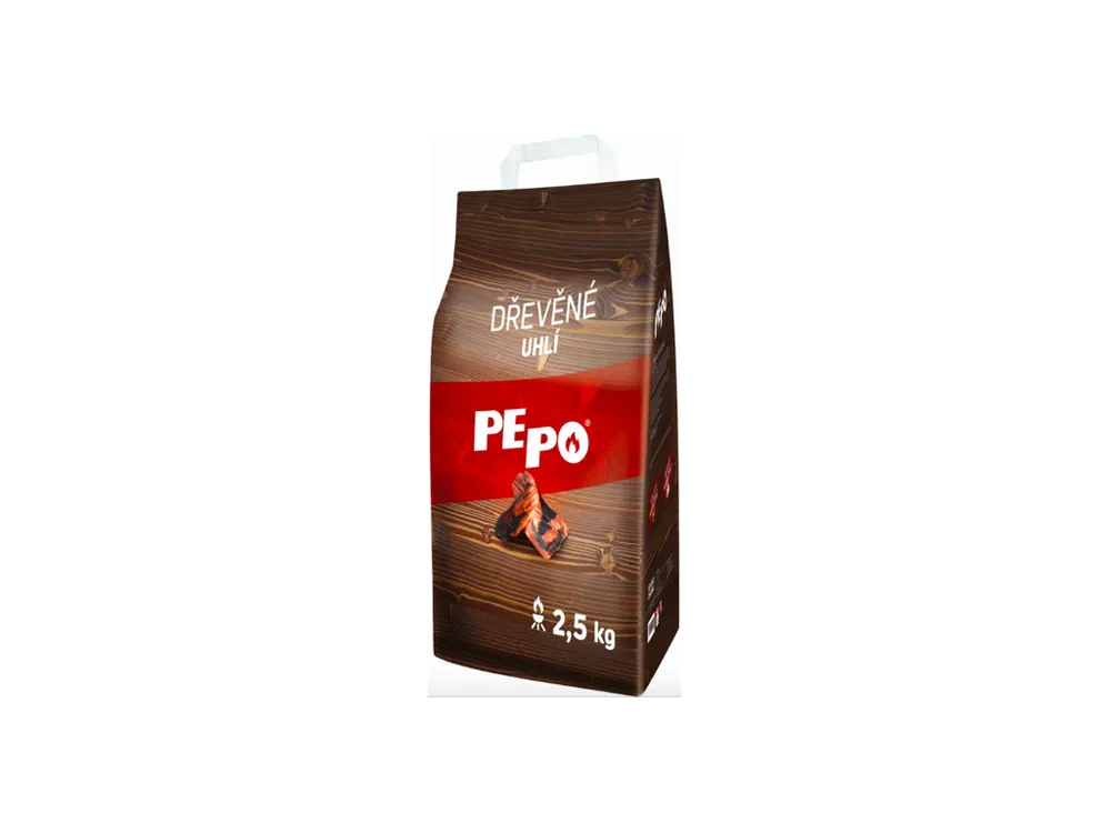 PE-PO dřevěné uhlí 2,5 kg Expresní Doručení