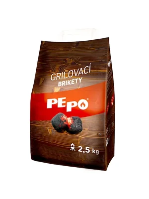 PE-PO grilovací brikety 2,5 kgDřevěné uhlí Vysoce Kvalitní