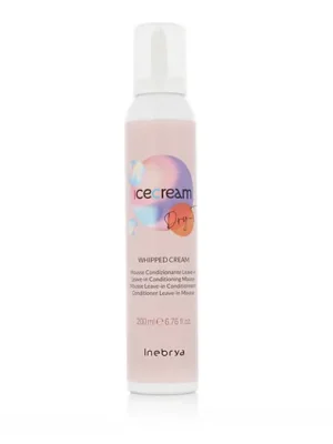 Inebrya Ice Cream Dry-T Whipped Cream Leave-in Conditioning Mousse 200 ml Originální