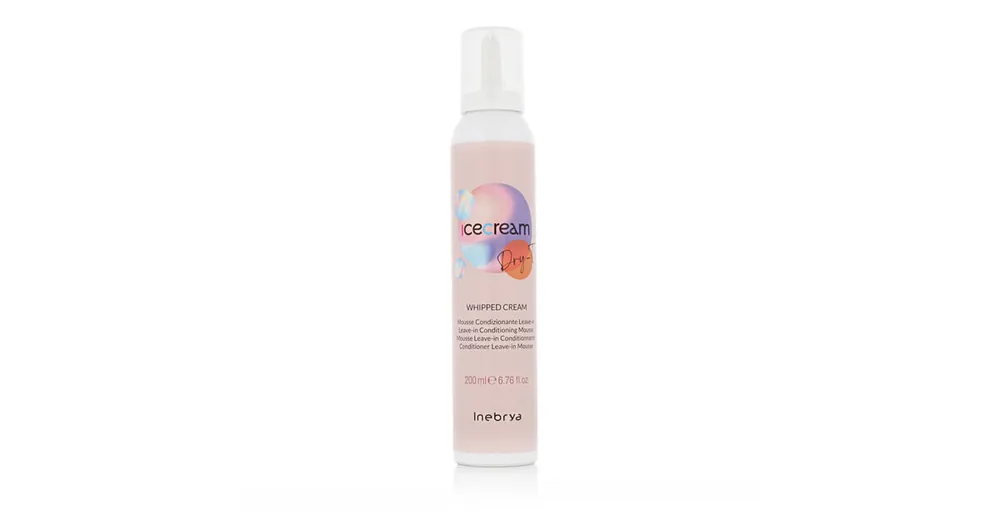 Inebrya Ice Cream Dry-T Whipped Cream Leave-in Conditioning Mousse 200 ml Originální
