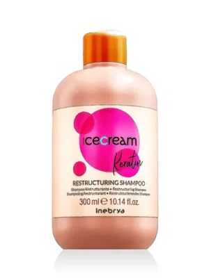 Inebrya Ice Cream Keratin Restructuring Shampoo 300 ml Horká Nabídka